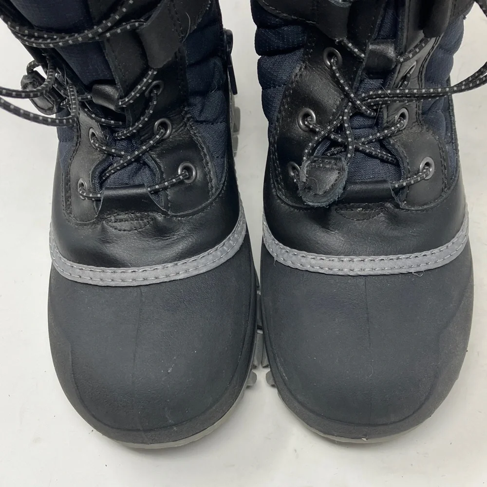 All In Motion Thermolite Ecomode Kids Skylar Winter Boots Size 2 Dark Navy/Black